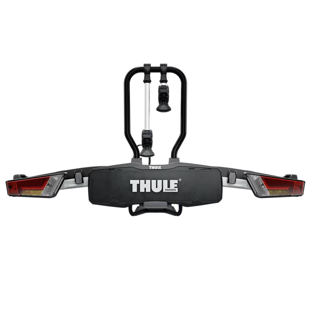 Thule EasyFold XT 2 cykelhållare för dragkrok – hopfällbar och kompakt hållare för 2 cyklar, 933100